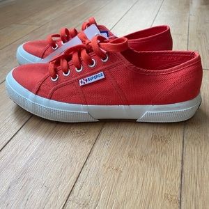 Superga Tomato Red 7.5 US 38 EURO NEW